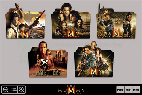 The Mummy Movie Collection Folder Icon Pack By Bl4cksl4yer On Deviantart