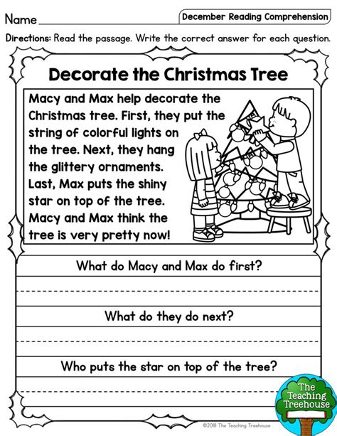 Third Grade Reading Practice Sheets