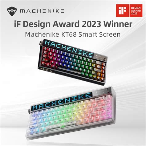 Jual Machenike Kt Pro Smart Screen Display Mechanical Wireless Keyboard Hot Swap Rgb Shopee
