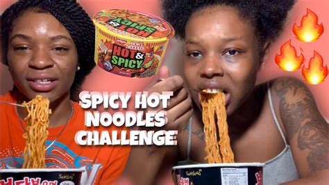 Spicy Hot Noodles Challenge Youtube