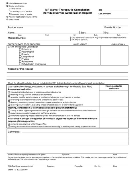 Fillable Online Summit Community Care CES Waiver Authorization Form Fax