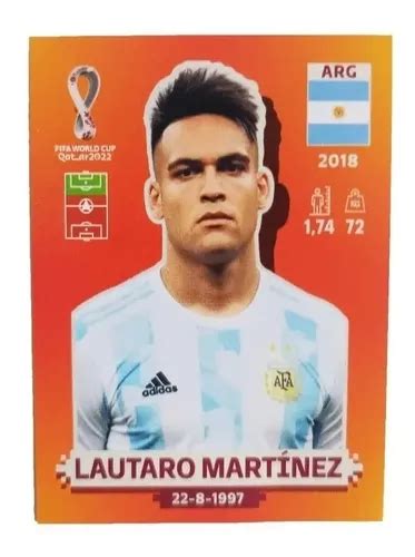 Figurita Mundial Lautaro Martinez Argentina Qatar Arg En Venta