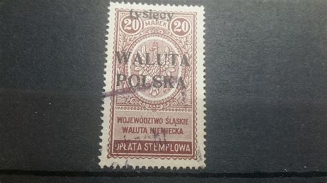 OPŁATA STEMPLOWA WOJ. ŚLĄSKIE WALUTA POLSKA N1958 - 12899854645 ...