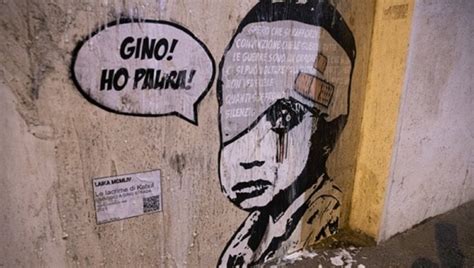 Le Lacrime Di Kabul Il Murale Della Street Artist Laika Omaggia Gino