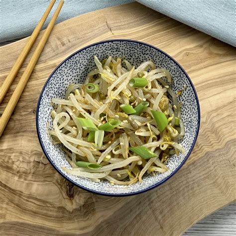 Sukju Namul Korean Mung Bean Sprouts The Vegan Planet Kitchen