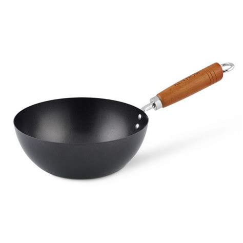 Ken Hom Classic Non Stick Carbon Steel Mini Wok Cm