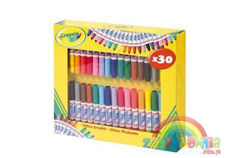 Crayola Core MAXI zestaw zmywalnych mazaków ZABAWKOWNIA