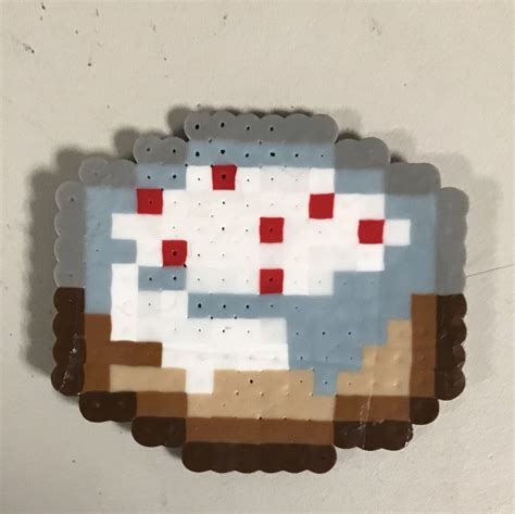 Minecraft Cake Perler Bead Etsy