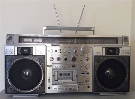 Vintage 1980 S Sanyo Boombox Mx 920k Ghettoblaster Portable Radio Cassette Deck Hip Hop