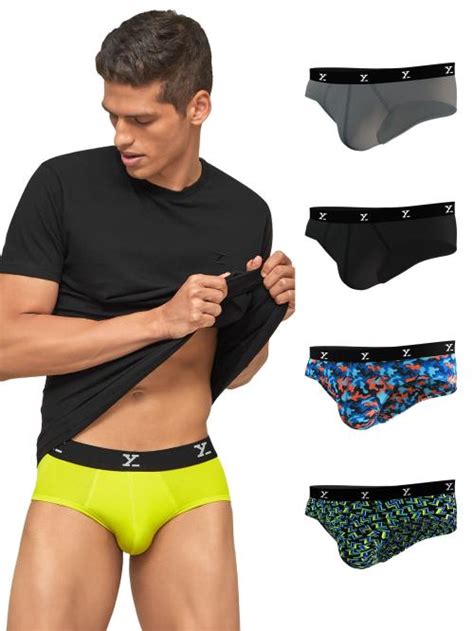 Buy Xyxx Pack Of 5 Intellisoft Micro Modal Ace Men Briefs Online At