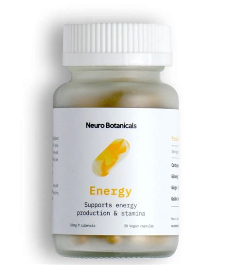 Neuro Botanicals Energy Microdose Capsules Legal Psychedelics Smart