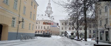 Winters Tale A Walk In Wintry Tartu