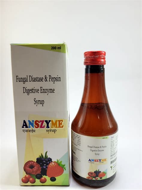 Buy Fungal Diastase And Pepsin Digestive Enzyme Syrup At Best Price