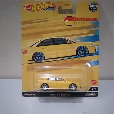 Hot Wheels Car Culture Deutschland Design 2 Audi S4 Quattro Shopee