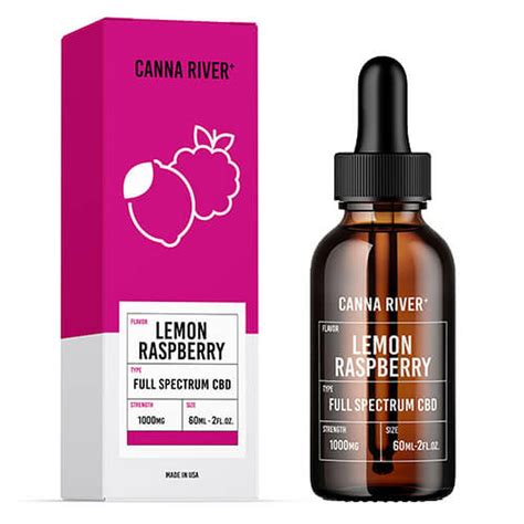 Buy Full Spectrum Lemon Raspberry Cbd Tincture By Canna River At The