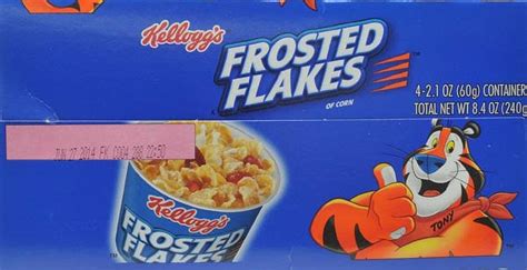 Kelloggs Frosted Flakes Cereal In A Cup 2 1 Oz 4 Count