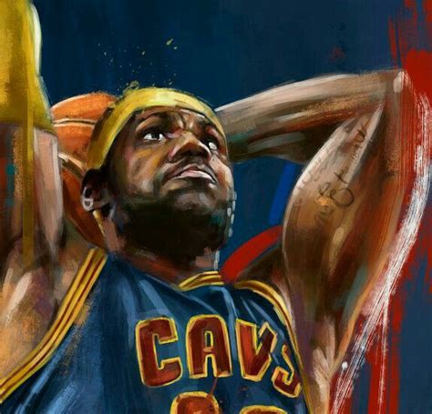 King James Lebron James Nba Lebron James Lebron James Painting