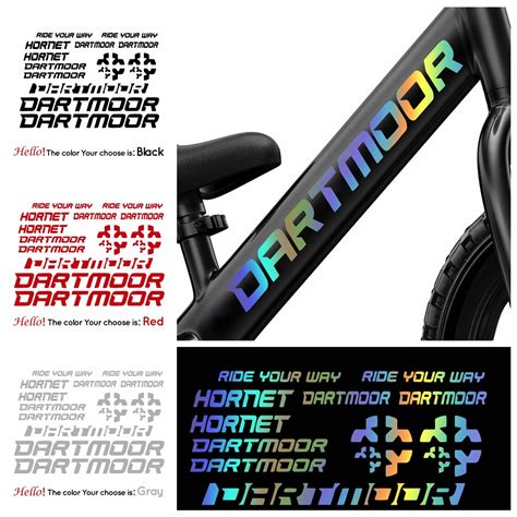 Dartmoor Frame Hornet Decals Sticker More Colors Shopee Malaysia