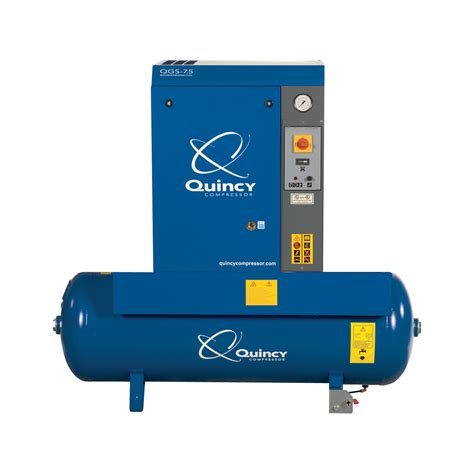 Free Shipping — Quincy Qgs Rotary Screw Compressor — 10 Hp 208230