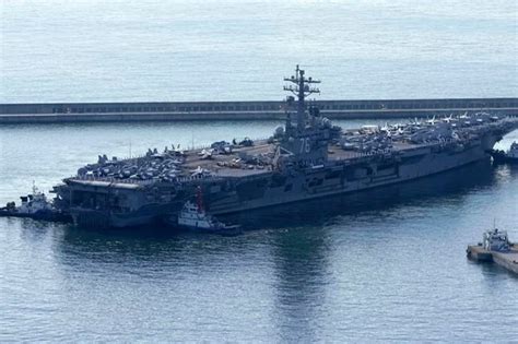 North Korea Tensions Bring Us Aircraft Carrier To South Korea