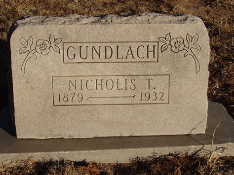 Nicholis Theodore Gundlach 1879 1932 Find A Grave Memorial