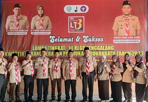 Kwarcab Labuhanbtu Gelar Lomba Tingkat Pramuka Penggalang Lt Lll 2023