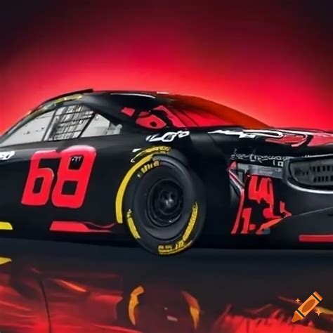 A Nascar Paint Scheme That S Red And Black