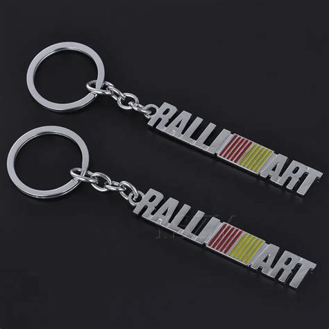 Llavero Con Logotipo De Coche Accesorio Para Mitsubishi Ralliart