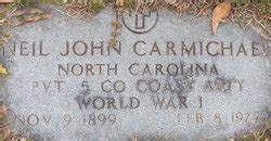 Neil John Carmichael Jr 1899 1972 Mémorial Find a Grave