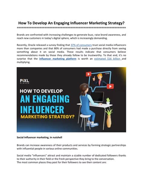 Ppt How To Develop An Engaging Influencer Marketing Strategy Powerpoint Presentation Id 11857218