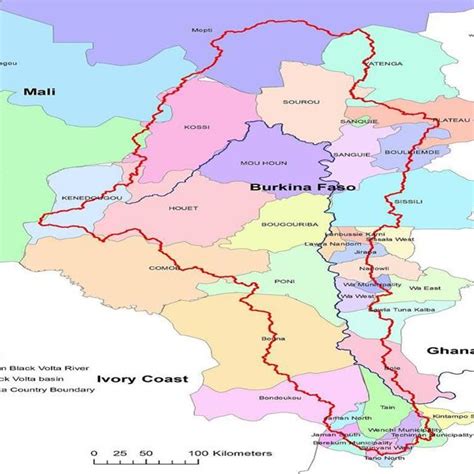 The Black Volta River (Water Resources Commission, 2020) | Download ...