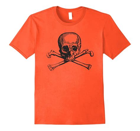 Cool Skull And Crossbones T Shirt Skeleton Halloween Mt Mugartshop