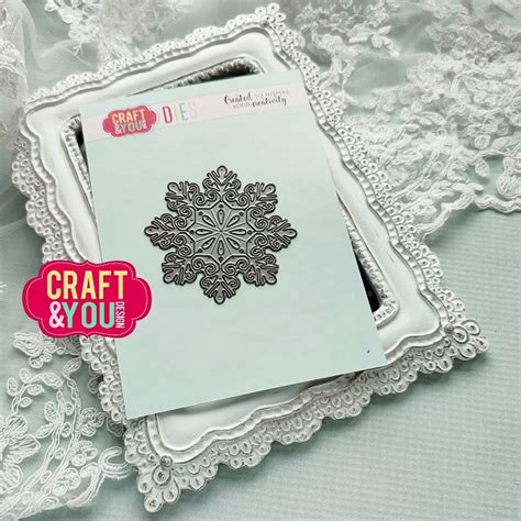 Scrapbooking CW212 Wykrojnik Śnieżynka Craft You Design Scrap