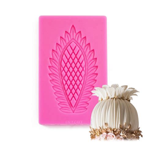 Lace Leaf Silicone Mold Mia Cake House