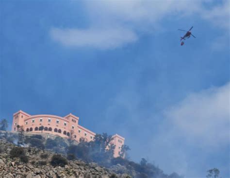 Palermo incendio minaccia il Monte Pellegrino la causa dell innesco è