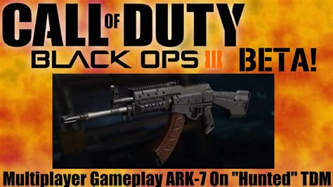 Call Of Duty Black Ops Beta Multiplayer Gameplay Ark Tdm On Hunted