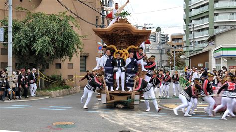 令和4年 堺だんじり 津久野地区 神野町 津久野だんじり祭り 駅前パレード（2022年10月 三国の境Ⅱ