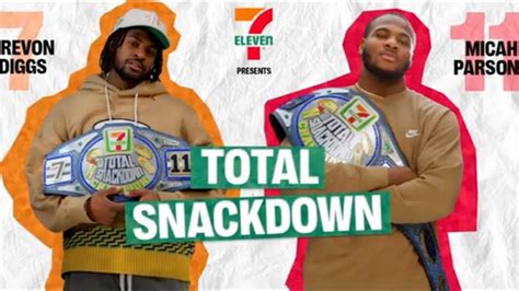 7 Eleven Total Snackdown Micah Parsons And Trevon Diggs Game 3