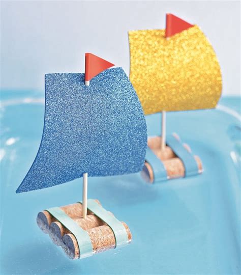 Cork Sailboat Craft for Kids