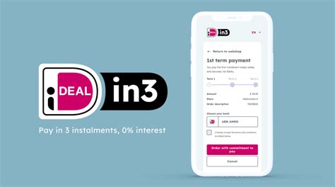 In Partners With Ideal For New Payment Method Ideal In In