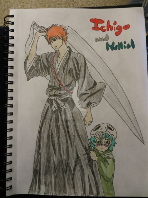 Drawing Of Ichigo And Nelliel 2 By Angel The Wolf 14 On Deviantart