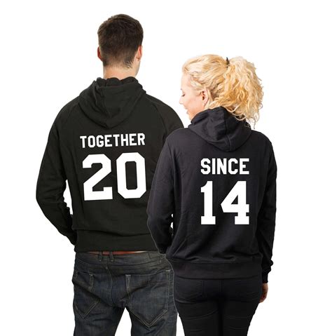 Together Since Hoodie Matching Couples Hoodies