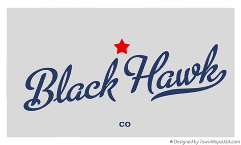 Map of Black Hawk, CO, Colorado