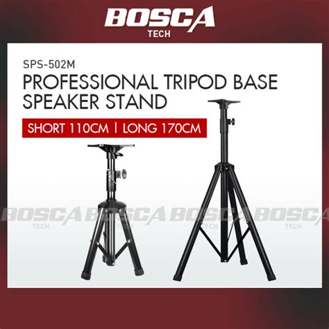 Professional Tripod Base Speaker Stand SPS 502M Long 170CM Short 110CM