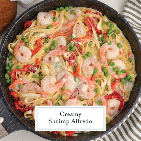 Easy Shrimp Alfredo Pasta Recipe With Jar Sauce Deporecipe Co