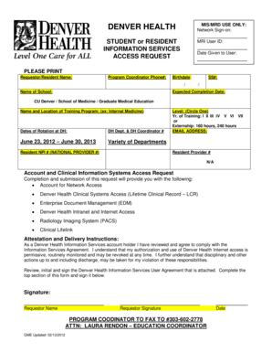 Fillable Online Ucdenver Denver Health Ucdenver Fax Email Print