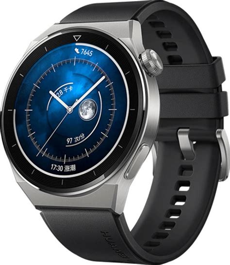 Huawei Gt Pro Titanium Smartwatch Mm Rubber Wristband