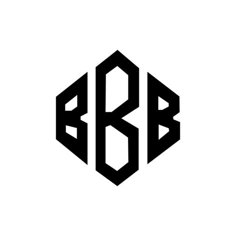 Bbb Letter Logo Design With Polygon Shape Bbb Polygon And Cube Shape