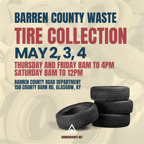 Waste Tire Collection Event Barren County Ky