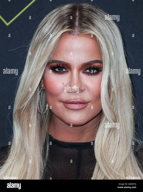 Khloe Kardashian Wearing Laquan Smith Arrives At The 2019 E Peoples